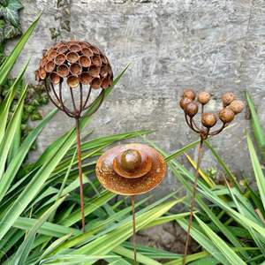 Functional And Decorative <b>Metal</b> Garden <b>Stakes</b> Designed To Keep <b>Plants</b> Upright While Enhancing Outdoor Spaces - Product Image 6