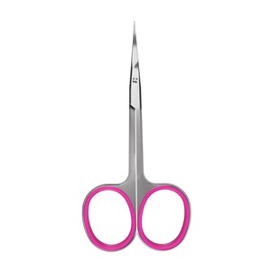 Ciseaux à cuticules de haute qualité en gros, pointe en flèche, acier inoxydable, ciseaux à ongles, lame incurvée, manche en céramique, logo personnalisable - Product Image 1