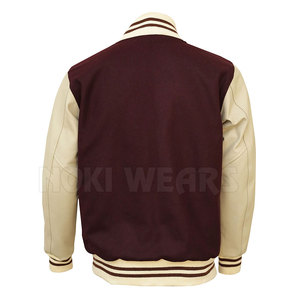 Color sólido Ropa informal Letterman Chaqueta Ropa de moda A prueba de viento Hombres Letterman Chaqueta de invierno - Product Image 3