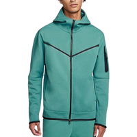 Sudaderas con Capucha para Hombre, Ligeras, 100% Algodón, Estilo Stonewashed, con Estampado, Diseño de Logotipo Personalizado, Cierre de Cremallera, Transpirables, Resistentes al Viento, Venta al Por Mayor