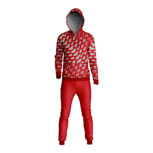 ชุดวอร์มระบายอากาศไซส์ใหญ่พิเศษชุดวอร์ม100% โพลีเอสเตอร์กันลมเครื่องแต่งกายแนวสตรีทแบบไร้รอยต่อเชือกรูดด้านหน้าแบบแยกขอบออกภาษี - Product Image 4