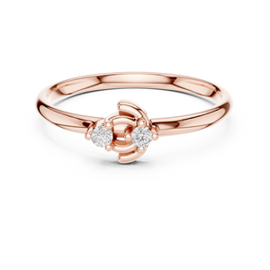 Thronex jewels 14K Anillo de compromiso solitario para regalo de propuesta - Product Image 2