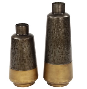 Florero cilíndrico de suelo para el hogar, florero galvanizado, macetas de cubo de flores de Metal, maceta decorativa para el hogar, macetas de Interior de Metal para flores - Product Image 2