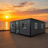 Maison conteneur portable de 20 pieds, structure en acier, unité de logement préfabriquée, installation rapide, maison déplaçable, design personnalisé
