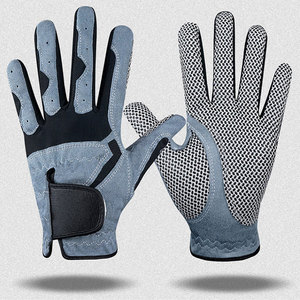 Directo de fábrica Guantes de golf de calidad superior para hombres Ligero Transpirable Cabretta Empuñaduras de cuero genuino Precio al por mayor - Product Image 3