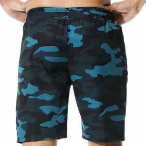 กางเกงขาสั้นออกกำลังกายตาข่ายแบบเป็นมิตรกับสิ่งแวดล้อม ขายส่ง บริการ OEM แบบเรียบๆ ไม่มีลาย รับสกรีนโลโก้ ระบายอากาศได้ดี สำหรับผู้ชาย - Product Image 5