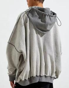 Nuevo estilo Streetwear moda gruesa logotipo bordado personalizado hombres Hip Hop Street Wear pulóver sudaderas con capucha con diseño personalizado - Product Image 1