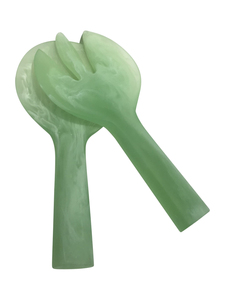 Ensemble de serveurs à salade en résine de qualité supérieure, nouveau design, fabrication artisanale, styles haut de gamme, ensemble de serveurs à dîner en résine époxy pour vente chaude - Product Image 5