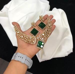 Collar de Circonita Cúbica de Alta Calidad con Acabado Mate y Pendientes a Juego, Ideal para Bodas, Fiestas Universitarias, Fiestas de Cumpleaños - Product Image 2