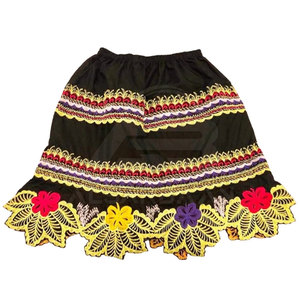 Falda de Verano Nueva para Mujer, Falda hasta la Rodilla con Estampado Hecho a Mano y Diseño de Bordado Personalizado en MOQ Bajo - Product Image 1