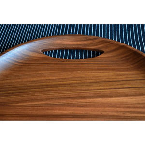 Plateau en bois personnalisé en gros multifonction rond en bois naturel plateau de service ustensiles de cuisine de table utilisation hôtel & Restaurant - Product Image 4