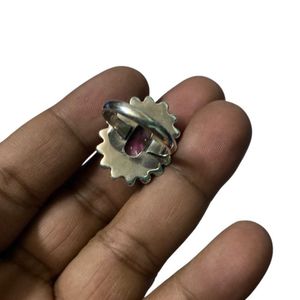 แหวนแต่งงาน925สีเงินสเตอร์ลิงสำหรับสตรีทรงไข่ทรงรีแบบคลาสสิกประดับพลอยสีเทอร์ควอยซ์แบบฝาปิด - Product Image 2