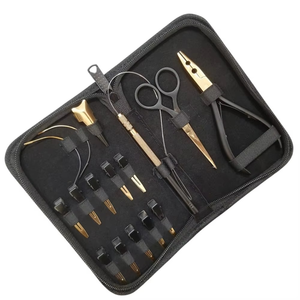 Surgical Grade Stainless Steel <b>Micro</b> Beads Remover Plier Multi-Functional Commercial Use Hair <b>Extension</b> Tool Kit C Type Needles - Product Image 3