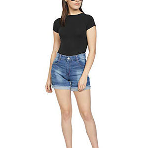 Shorts pour femmes taille mi-haute, qualité supérieure, OEM personnalisé, fournisseur d'usine de haute qualité, vente en gros à forte demande - Product Image 5