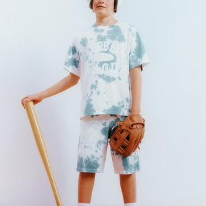 Streetgrace custom tie dye <b>tshirts</b> for men breathable cotton summer wear oem service with logo printing and label options - Product Image 5