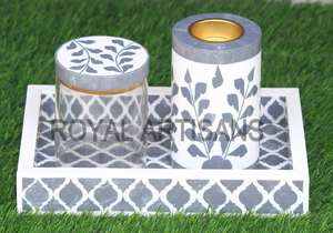 Quemador de incienso con incrustaciones de hueso moderno, evaporador con caja y bandeja para el hogar, boda y Ramadán, uso aromático, regalo perfecto - Product Image 5