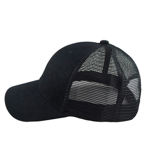 Casquette trucker 5 panneaux personnalisée de haute qualité, style hip-hop, en jean et maille, unisexe, pour toutes les saisons, utilisation en extérieur - Product Image 1