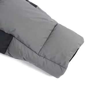 Veste d'hiver chaude et tendance sur mesure OEM, veste en duvet streetwear avec col montant, veste matelassée coupe-vent en coton pour homme - Product Image 6