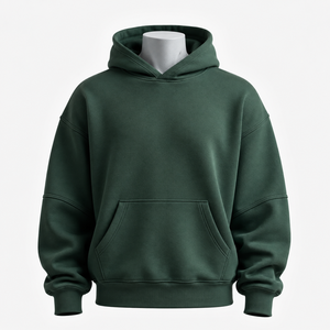 เสื้อฮู้ดดี้ผู้ชายไซส์ใหญ่ ผ้าฝ้ายฟลีซ 100% ระบายอากาศได้ดี มีกระเป๋า ดีไซน์ทันสมัย สวมใส่สบาย ยืดหยุ่น เคลื่อนไหวสะดวก สไตล์ลำลอง - Product Image 4