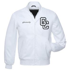 Blouson Bomber Homme Grande Taille en Soie de Qualité Supérieure, Respirant, Col Montant, Logo Frontal, Idéal Hiver - Product Image 1