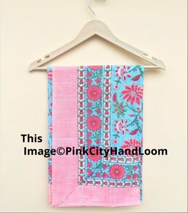 Top Quality Neck Head Wrap Beach Coverup Bikini Bohemian Sarong <b>Indian</b> Hand Block Printed <b>Scarf</b> 100% Cotton Best Swimwear - Product Image 4