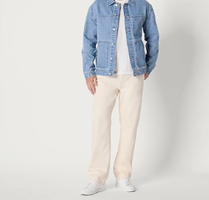 Veste en jean pour homme personnalisée, broderie imprimée, design déchiré, col rabattu, imperméable, respirante, saison hivernale, logo frontal haut - Product Image 5