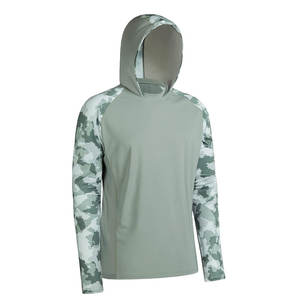 Sudadera con Capucha para Pesca para Hombre, de Alto Rendimiento, Impermeable, Cortavientos, Transpirable, de Secado Rápido, UPF 50+, con Logotipo Personalizado, MOQ Bajo - Product Image 2