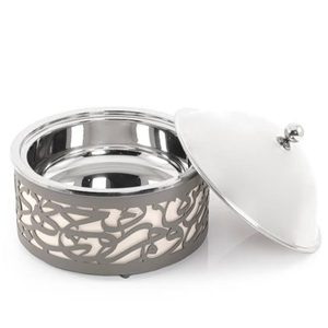 Chaffing Dish Eid Celebration Decoración para el hogar Servidor de alimentos Ware Hot Pot Organizador de cocina Decoración de mesa Calentador de alimentos en el precio más bajo - Product Image 5