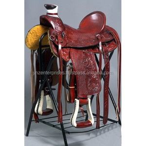 Western Ranch Saddle Tack Set Leather Wade pour l'équitation pour chevaux Tailles 14 "-18" Plusieurs couleurs disponibles - Product Image 6