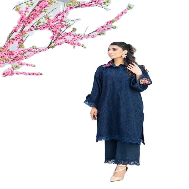 डिजाइनर भारी ब्राइडल पार्टी पहनने कपास और georgette कपड़े पाकिस्तानी लॉन सूट pataila पंजाबी सूट