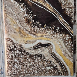 Adiva Turkish Carpet Gaziantep Modern Woven Floral Polypropylene <b>Cushioned</b> High <b>Pile</b> Home Living Room Area Rug - Product Image 1