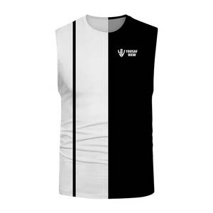 Chemises sans manches en coton 100% personnalisées, design tendance, écologiques, séchage rapide, vente chaude, décontractées, légères et confortables - Product Image 2