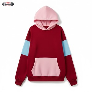 Pull à capuche d'hiver en coton polaire brodé sur mesure pour hommes vente en gros de 300 g/m² - Product Image 1