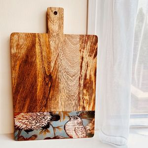 Planche à légumes en bois 2 pièces planche à découper en bois planche à fromage pour la maison Restaurant Cuisine Utilisé - Product Image 6