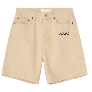 Pantalones Cortos de Mezclilla para Hombre, Diseño Personalizable con Logotipo, Casuales de Verano, Mezcla de Algodón Suave, Estilo Moderno, con Bolsillos y Botones 2026 - Product Image 1