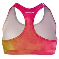 Soutien-gorge de sport sans couture en Spandex/Nylon à sublimation personnalisée, maintien élevé, pour femmes grandes tailles, rembourré, pour fitness, yoga, course à pied et entraînement