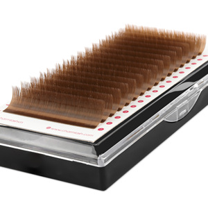 Extensiones de pestañas de volumen esponjoso marrón clásico de alta calidad extensión de pestañas PBT coreanas ventas al por mayor pestañas individuales proveedor superior - Product Image 6
