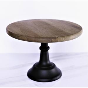 Support à gâteau rond de luxe VISHAL HANDICRAFT en fer et bois, fait main, personnalisable, en gros, en stock pour la maison et la cuisine - Product Image 3