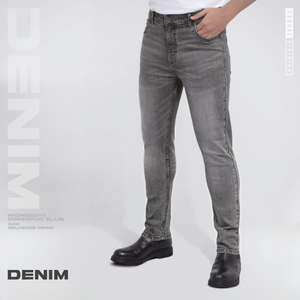 Jeans de Mezclilla Índigo para Hombre al por Mayor - Algodón Elástico de Alta Calidad, Corte Ajustado/Cónico, OEM/ODM Disponible - Product Image 3