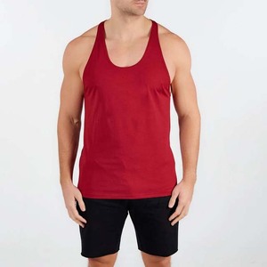 Diseño de logotipo OEM personalizado de gran tamaño culturismo músculo ropa de hombre algodón Stringer gimnasio correr camisetas sin mangas de los hombres - Product Image 1