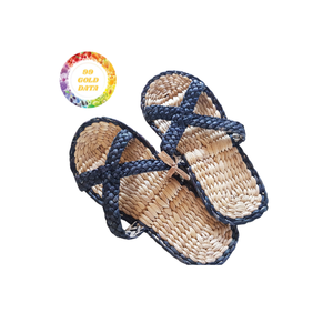 Affordable Handcrafted <b>Water</b> Hyacinth Slippers for Wholesale Competitive Pricing and <b>Bulk</b> Orders From International Buyers - Product Image 1