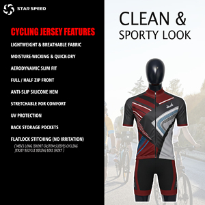 Maillot de cyclisme de conception haut de gamme, logo personnalisé, nouveau maillot de cyclisme disponible en différentes tailles - Product Image 5