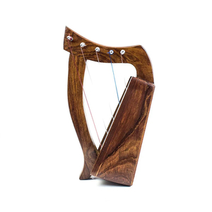 ขายส่งพิณไอริช ดีไซน์หลากหลาย ทำจากไม้โรสวูด เครื่องดนตรีที่เล่นได้ดีที่สุด พิณไอริช - Product Image 5