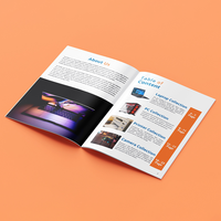 Impression de brochures, catalogues et livrets sur papier offset personnalisé de haute qualité avec impression offset et reliure cousue
