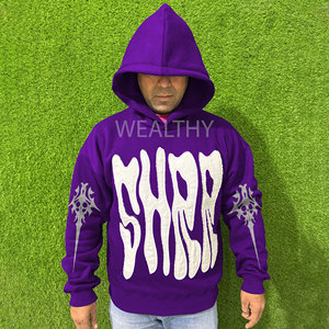 Sudadera con Capucha para Hombre, 100% Algodón, Forro Polar Grueso, Cierre de Cremallera, Talla Grande, Sudadera de Invierno, Ecológica, Transpirable, Resistente al Viento - Product Image 1