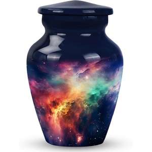 Urnas de cremación de recuerdo de diseño moderno para cenizas humanas hechas de metal puro Forma personalizada Tamaño regular Mejor oferta para vendedores - Product Image 1