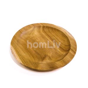 Mortero y Pilón Kazuto L de Madera de Teca Natural Sólida, Hechos a Mano, Sostenibles, para Moler Hierbas en la Cocina, Utensilio de Cocina Rústico - Product Image 4