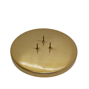 Candelabro redondo de hierro de color plateado personalizado hecho a mano, último diseño para decoración de festivales en casa para Navidad - Product Image 3