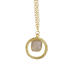 Collar con Dije de Latón Mate Minimalista, Joyería de Moda Unisex Hecha a Mano, Precio de Fábrica, OEM, ODM - Product Image 2