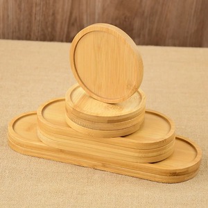 ถาดทำขนมไม้ไผ่ทรงรีถาดชาไม้แบบยั่งยืน - Product Image 4